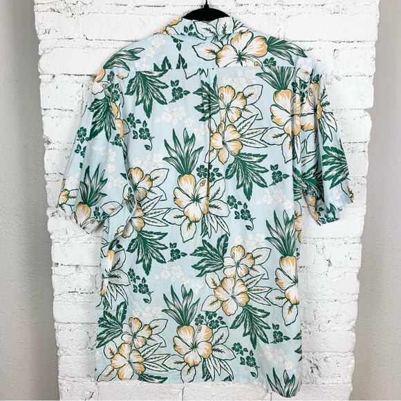 Reyn Spooner Joe Kealoha Floral Tropical Hibiscus Pullover Hawaiian Shirt XL - Picture 7 of 8